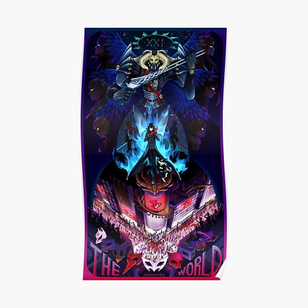The World - Persona 5 Poster RB0307 product Offical persona Merch