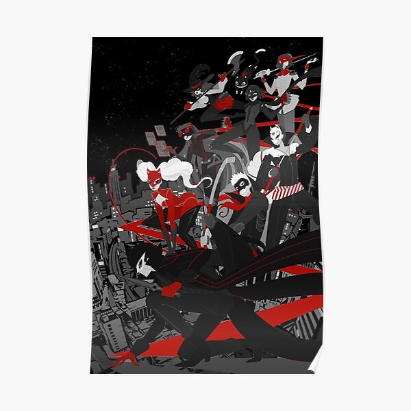 Persona 5 phantom thiefs Poster RB0307 product Offical persona Merch