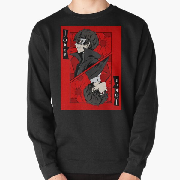 Persona 5 Joker Card Pullover Sweatshirt RB0307 product Offical persona Merch