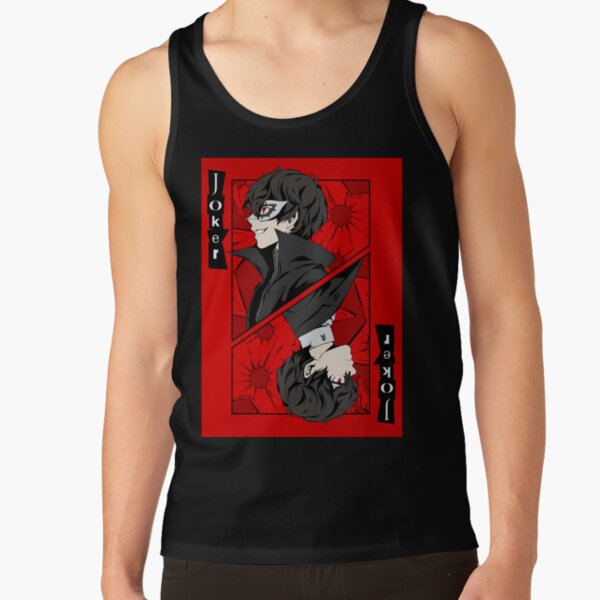 Persona 5 Joker Card Tank Top RB0307 product Offical persona Merch