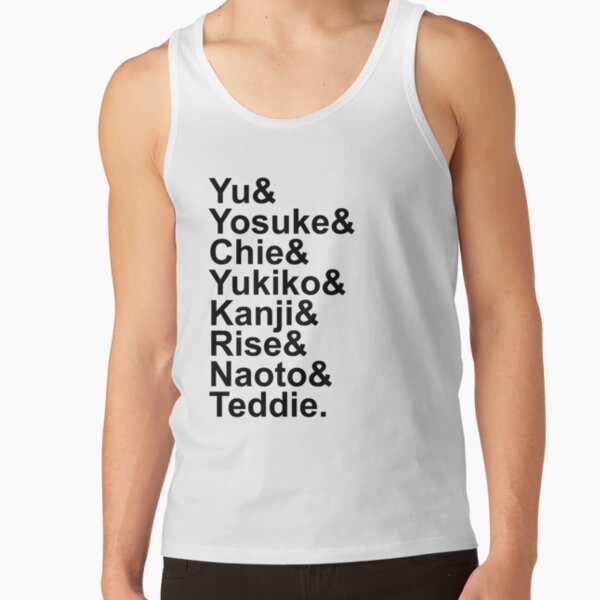 Persona 4 Character List Tank Top RB0307 product Offical persona Merch