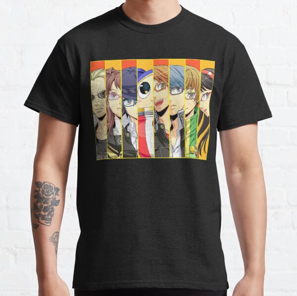 Persona 4 Golden Cast Portraits Classic T-Shirt RB0307 product Offical persona Merch