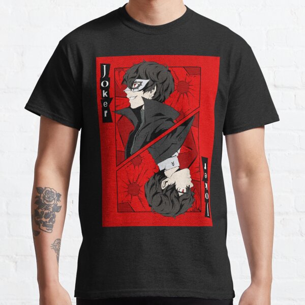 Persona 5 Joker Card Classic T-Shirt RB0307 product Offical persona Merch