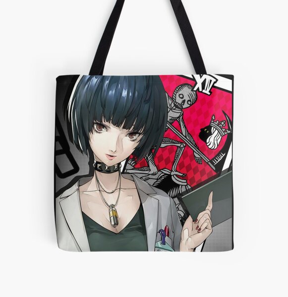 Tae Takemi Vertical Persona 5 All Over Print Tote Bag RB0307 product Offical persona Merch