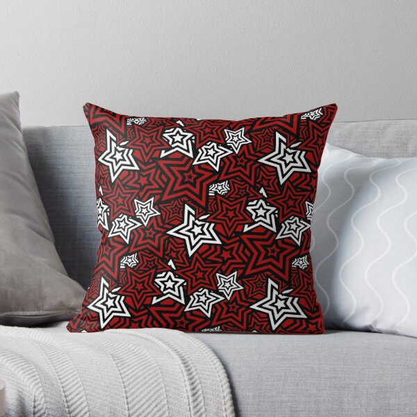 Persona 5 Royal Phantom Thief Star Mask Pattern Throw Pillow RB0307 product Offical persona Merch