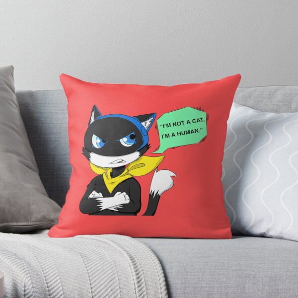 Persona 5- Morgana  Throw Pillow RB0307 product Offical persona Merch