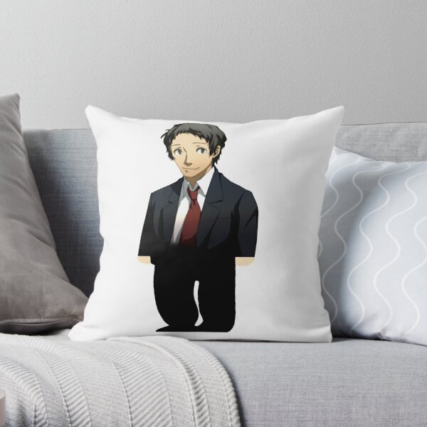 Adachi From Persona  Throw Pillow RB0307 product Offical persona Merch