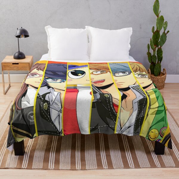 Persona 4 Golden Cast Portraits Throw Blanket RB0307 product Offical persona Merch