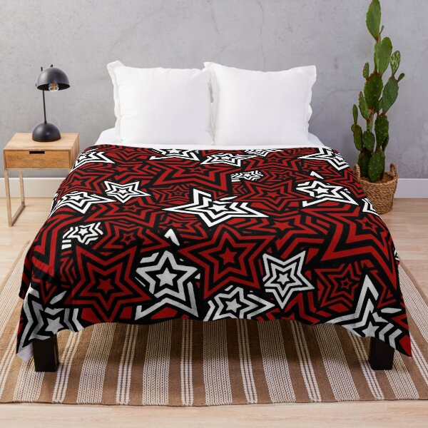 Persona 5 Royal Phantom Thief Star Mask Pattern Throw Blanket RB0307 product Offical persona Merch