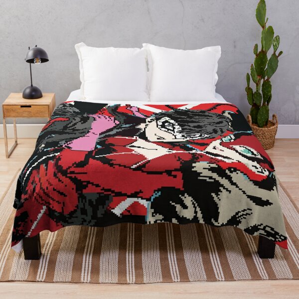 Persona 5 pixel Throw Blanket RB0307 product Offical persona Merch
