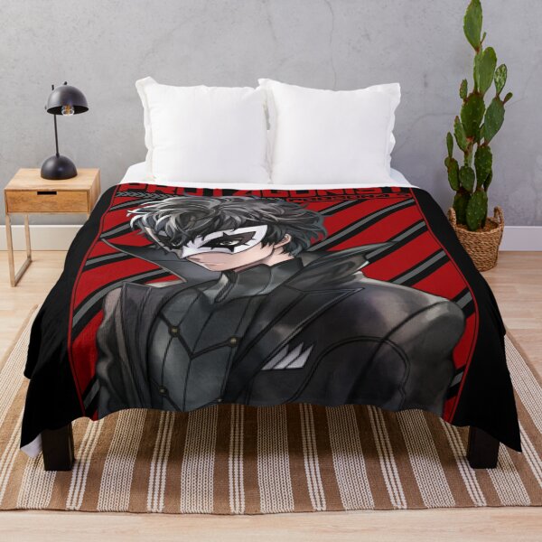 PERSONA 5 PROTAGONIST PHANTOM Throw Blanket RB0307 product Offical persona Merch