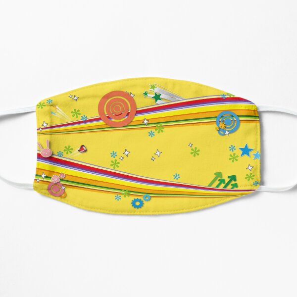Yellow Inaba Flowers Persona 4 Flat Mask RB0307 product Offical persona Merch